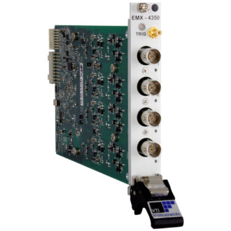 EMX-4350 - 625 KS/S, 4-CH, 24-Bit Smart PXIe DSA Instrument, IEPE and Voltage