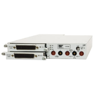 EX1202/1262 - LXI Switching Chassis, 1U 1/2 rack 2 slots (DMM 6 1/2 digits EX-1262 only)