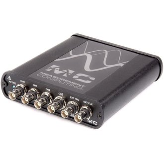 USB-1604HS Series - Multifunction USB DAQ with 4 simultaneous 16-Bit A/D, up to 1.33 MS/s (option 2 D/A)