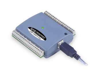 USB-1608FS-Plus - DAQ USB multifonction avec 8 A/D simultanées 16-Bit, 100Ke/s et 8 DIO