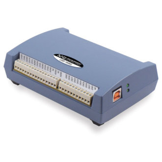 Série USB-1608G - DAQ-USB multifonction avec 16 SE /8 DIFF A/D 16-Bit, 500 Ke/s, 2 D/A, 8 DIO, 2 compteurs et 1 Timer