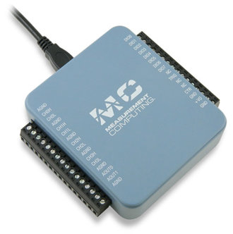 USB-234 - Multifunction DAQ-USB with 8 SE /4 DIFF A/D 16-Bit, 100KS/s and 2 Analog Outputs