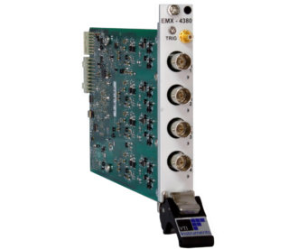 EMX-4380 - 625 KS/S, 4-CH, 24-Bit Smart PXIe DSA Instrument, Charge, IEPE and Voltage