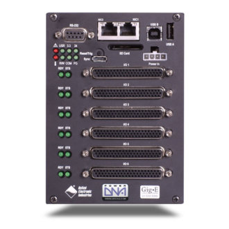 DNA-PPC8-1G - 8-layer enclosure; room for 6 I/O layers; CPU + GigE/1000Base-T NIC; PowerPC 400 Mhz CPU