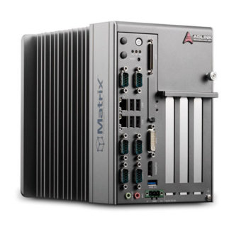 MXC-2300 - PC intégré sans ventilation, processeur Intel® Atom™ E3845, avec slots PCI/PCIe