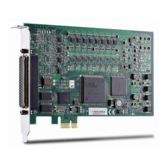 PCIe-6208 - Carte PCI Express, 8 sorties analogiques 16-bit