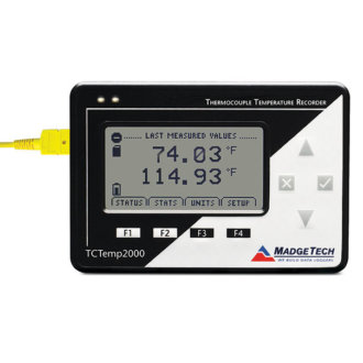 TCTEMP2000 - Thermocouple Temperature Recorder with LCD Screen