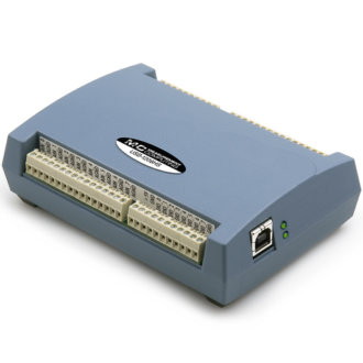 Série USB-1208HS - DAQ-USB multifonction avec 8 SE/4 DIFF  A/D, 13-Bit, 1 M e/s et 16 DIO (option 2 ou 4 D/A)

 