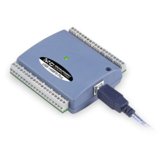 USB-1408FS-Plus - DAQ-USB multifonction avec 8 SE/4 DIFF  A/D, 14-Bit, 48 Ke/s et 2 D/A

 