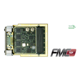 FMC-SDF - Module FMC, 4 voies ADC 625 Ke/s 24 bits et 2 voies DAC18 bits