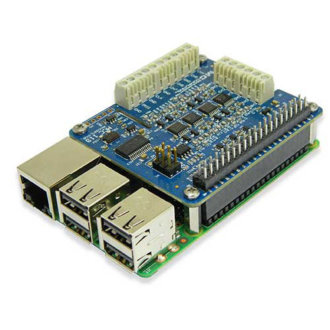 MCC 118 - DAQ-HAT MCC avec 8 A/D 12-Bit, 100Ke/s pour Raspberry Pi®