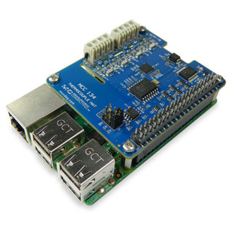 MCC 134 - DAQ-HAT MCC avec 4 entrées Thermocouple, 24-Bit pour Raspberry Pi®