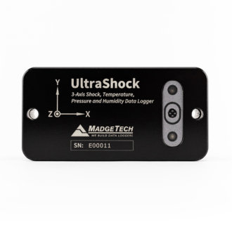 ULTRASHOCK - Enregistreur de chocs tri-axial, température, humidité et pression