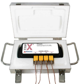 THERMOVAULTX - Enregistreur 4 ou 8 voies température avec isolation thermique